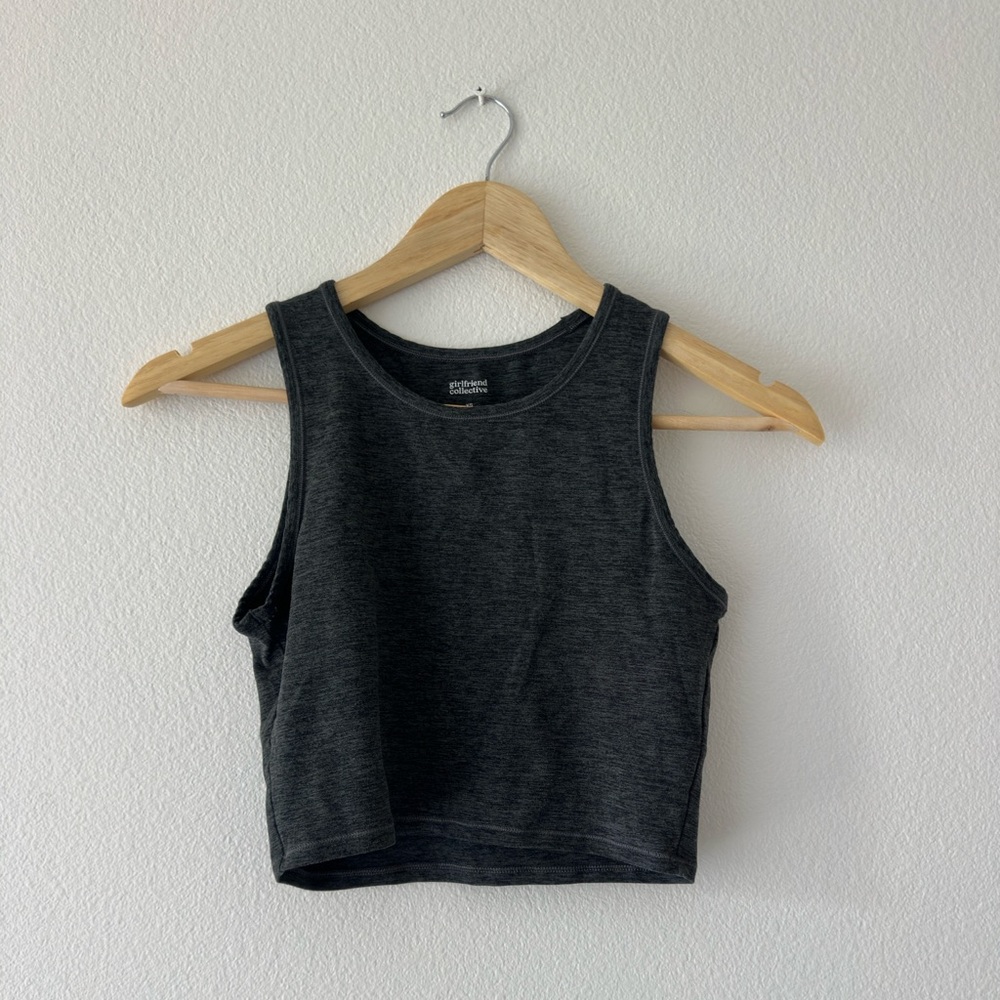 Workout cropped tank